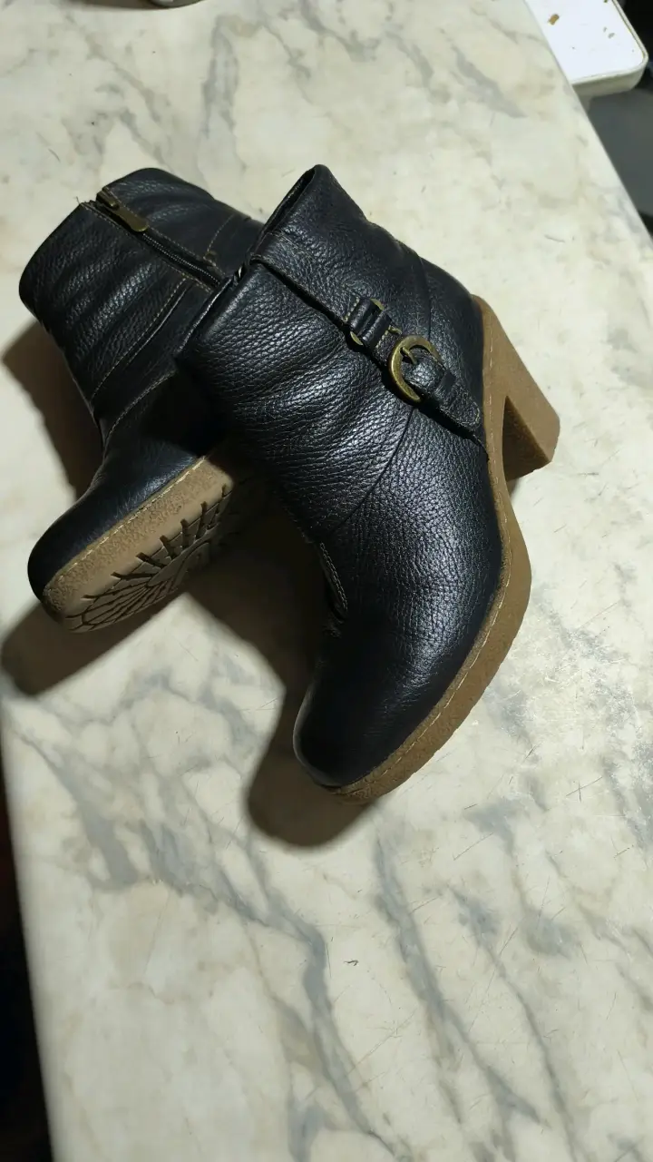 Botines negros de cuero - 2