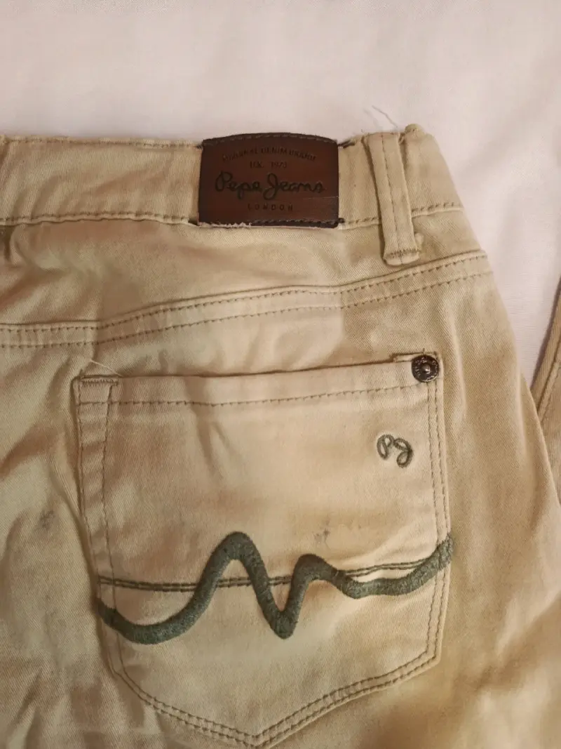 Pantalones beige de mujer - 3