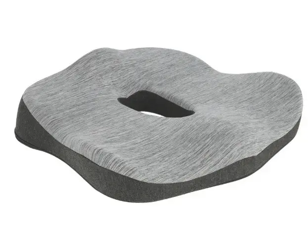 Cojín ergonómico gris (casa ideas)