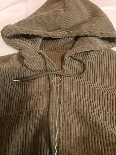 Chaqueta de cotelé con capucha - miniatura 2