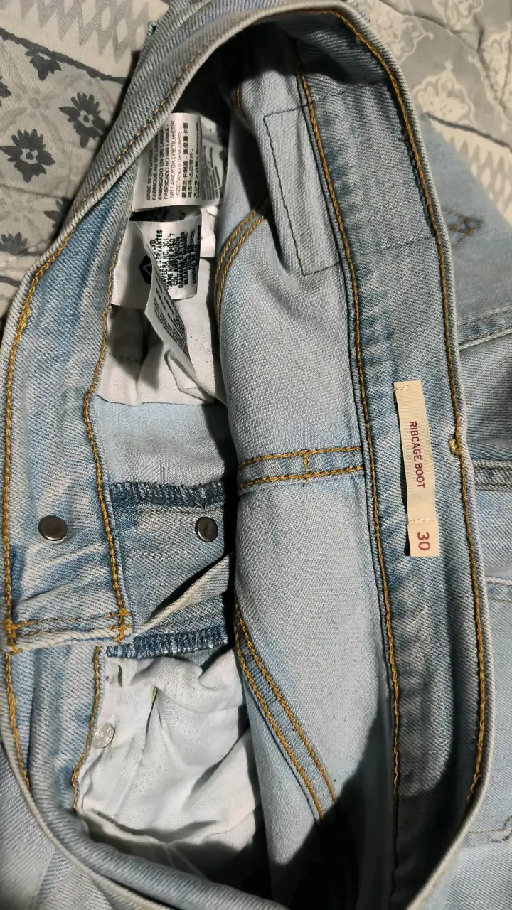 Jeans celestes Levi's usados - 2