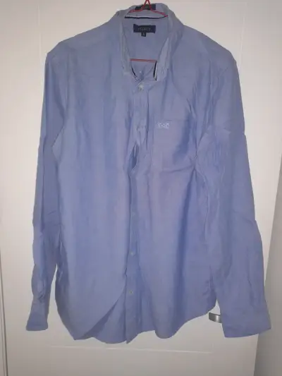 Camisa azul Regatta manga larga - miniatura 1