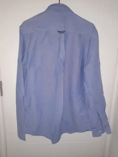 Camisa azul Regatta manga larga - miniatura 2