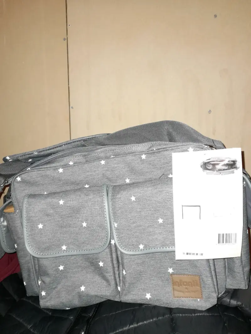 Bolso gris de estrellas Infanti - 1