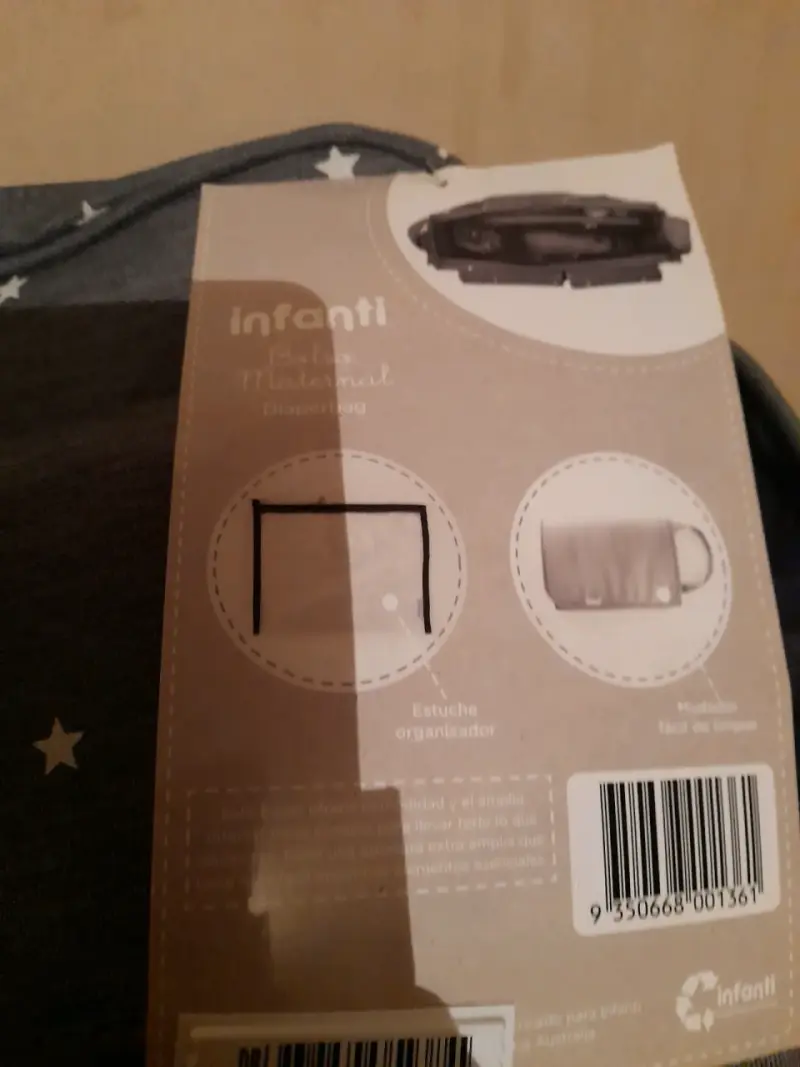 Bolso gris de estrellas Infanti - 2