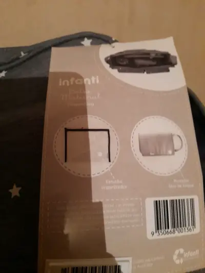 Bolso gris de estrellas Infanti - miniatura 2