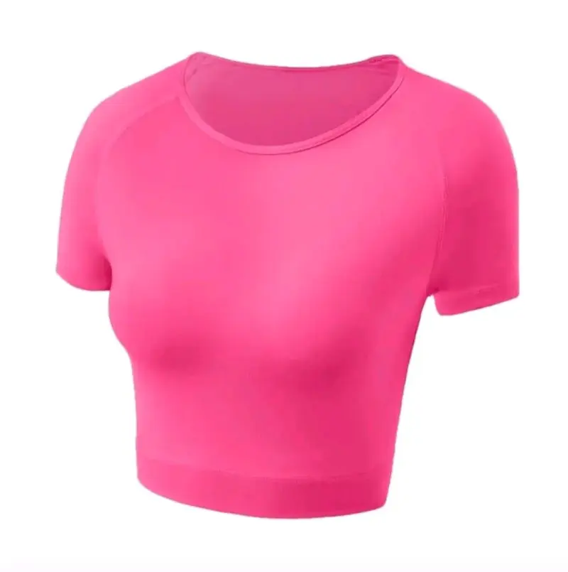 Pack de poleras, negra, rosa y gris básica mujer - 2