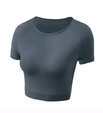 Pack de poleras, negra, rosa y gris básica mujer - miniatura 3