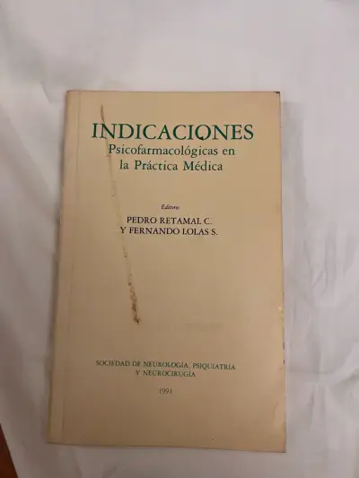 Libro Indicaciones Psicofarmacológicas - miniatura 1