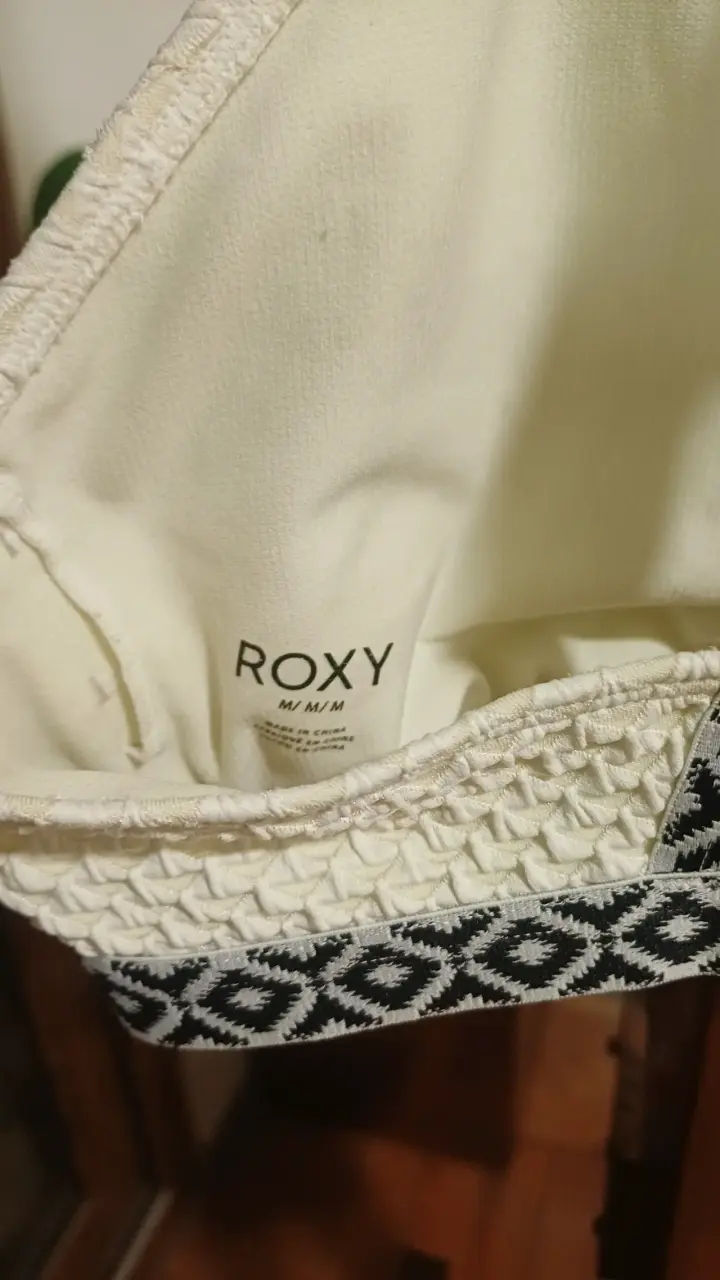 Top deportivo blanco de mujer Roxy - 2