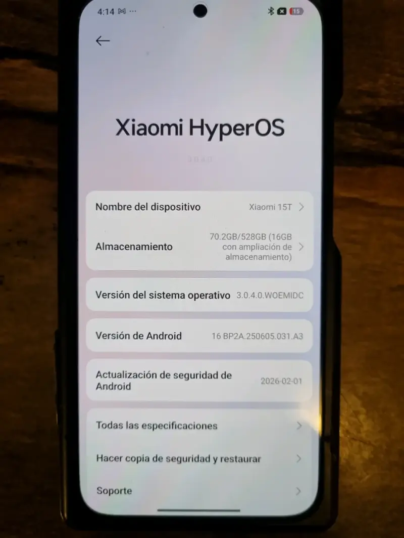 Smartphone Xiaomi 15T 528GB - 1