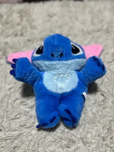 Peluche Stitch  azul con orejas rosadas - miniatura 3