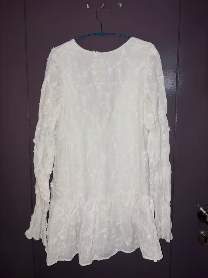 Vestido blanco de encaje - 1