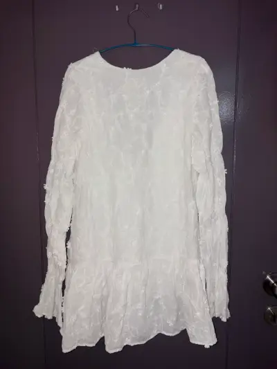 Vestido blanco de encaje - miniatura 1