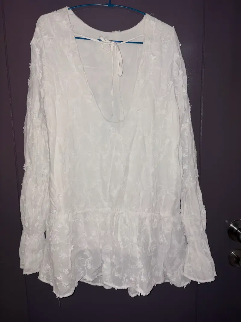 Vestido blanco de encaje - 2