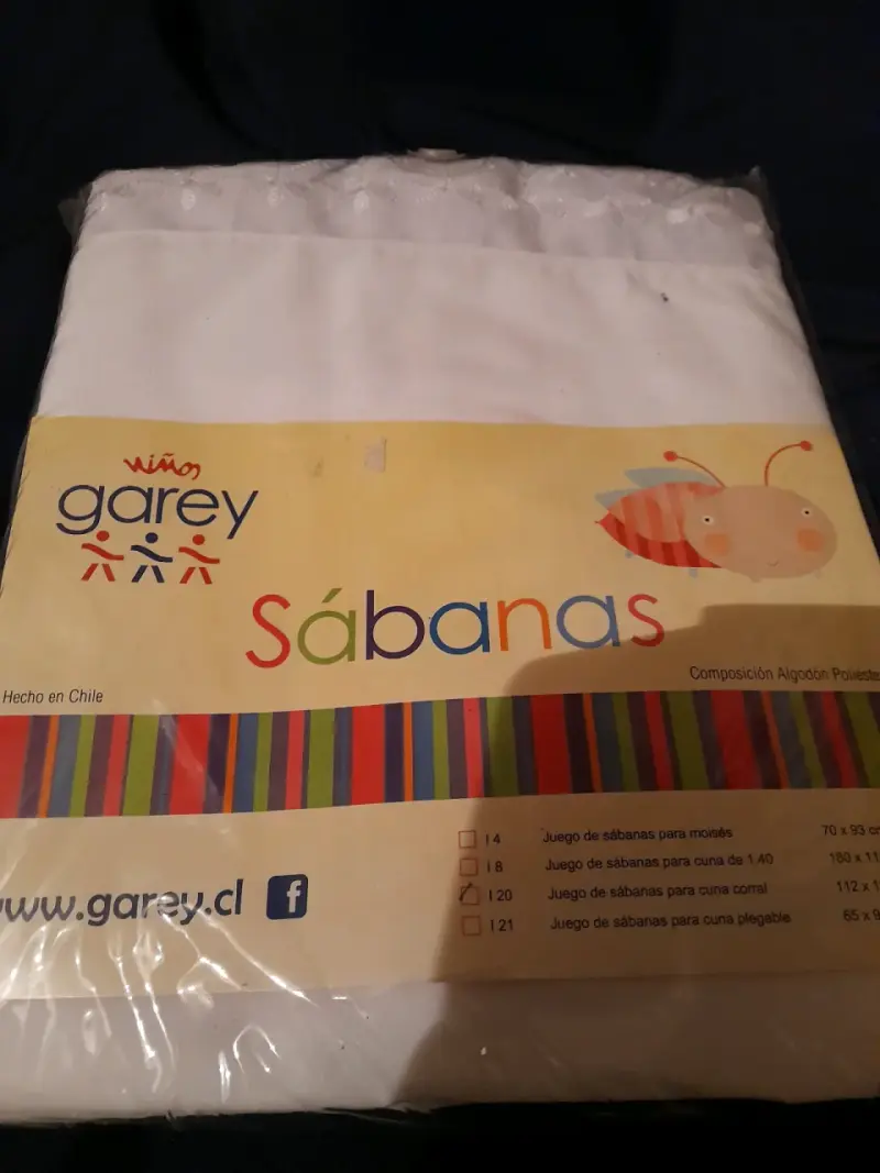 Juego de sábanas para cuna corral