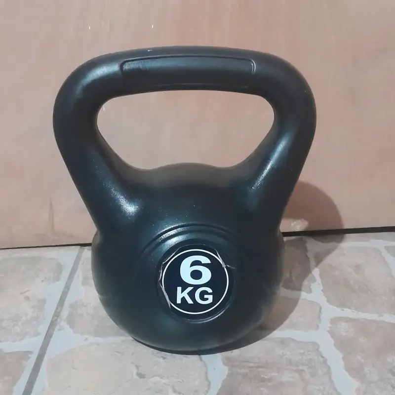 Kettlebell 6 kg negra