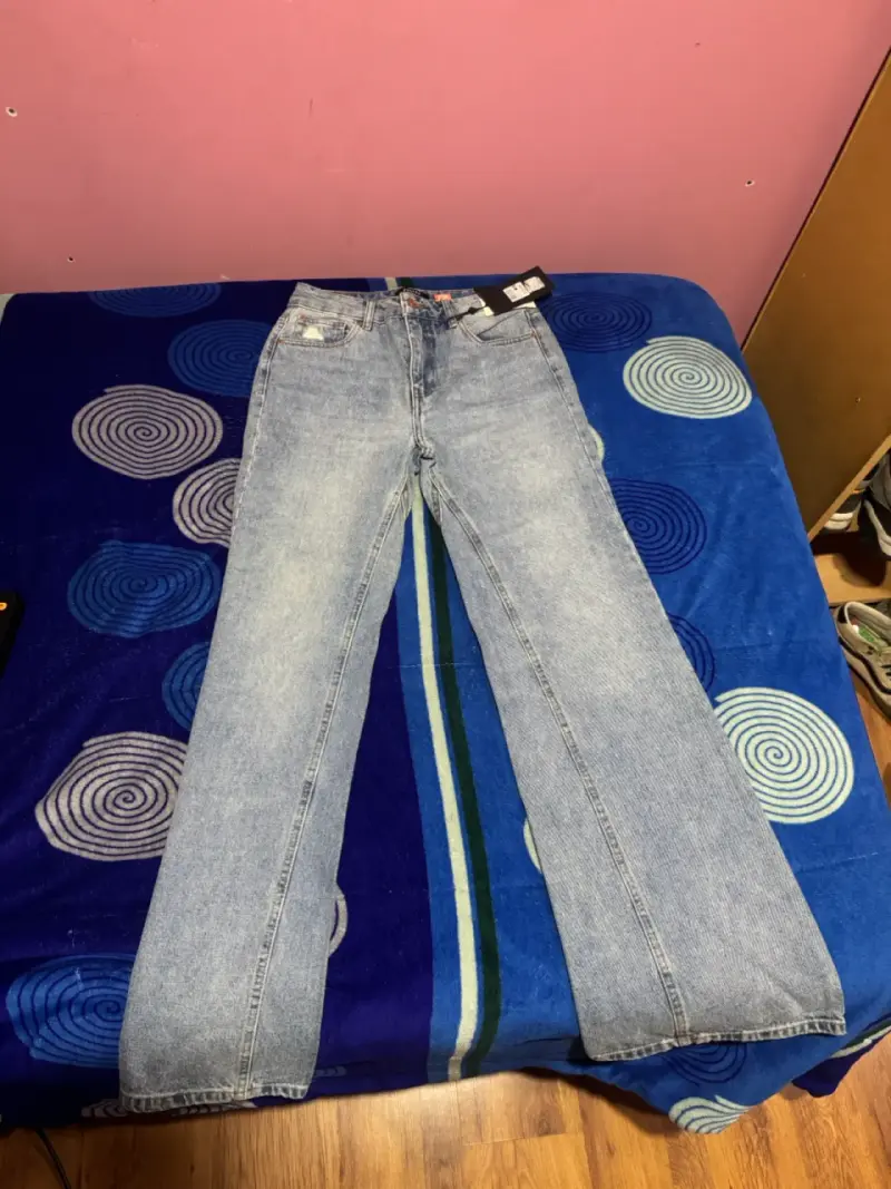 Jeans celestes nuevos Foster mujer - 1