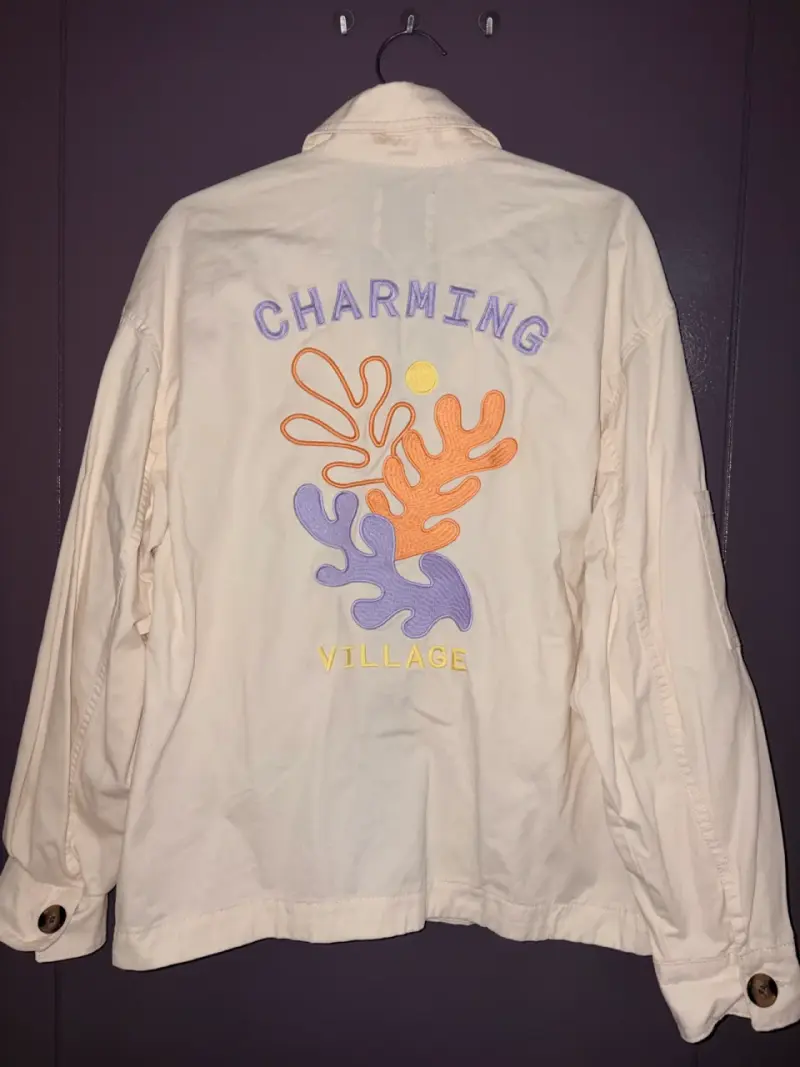 Chaqueta beige Bershka - 2