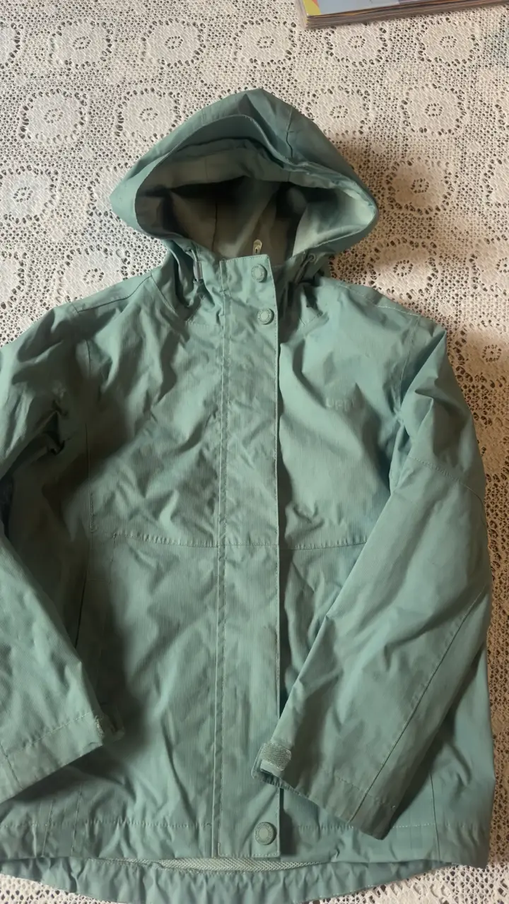 Chaqueta impermeable celeste - 2