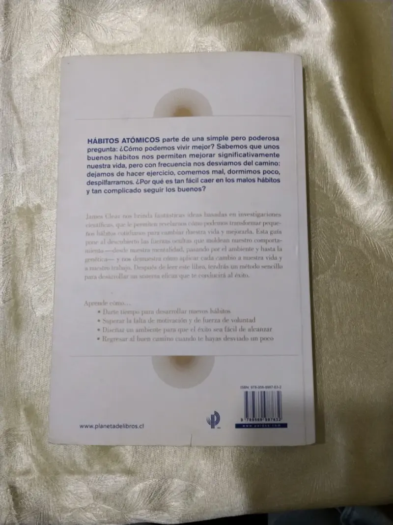 Libro Hábitos Atómicos - 2