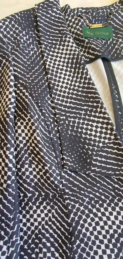 Blazer estampado blanco y negro - miniatura 1