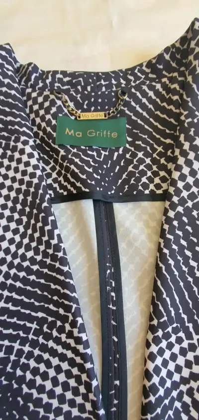 Blazer estampado blanco y negro - miniatura 2