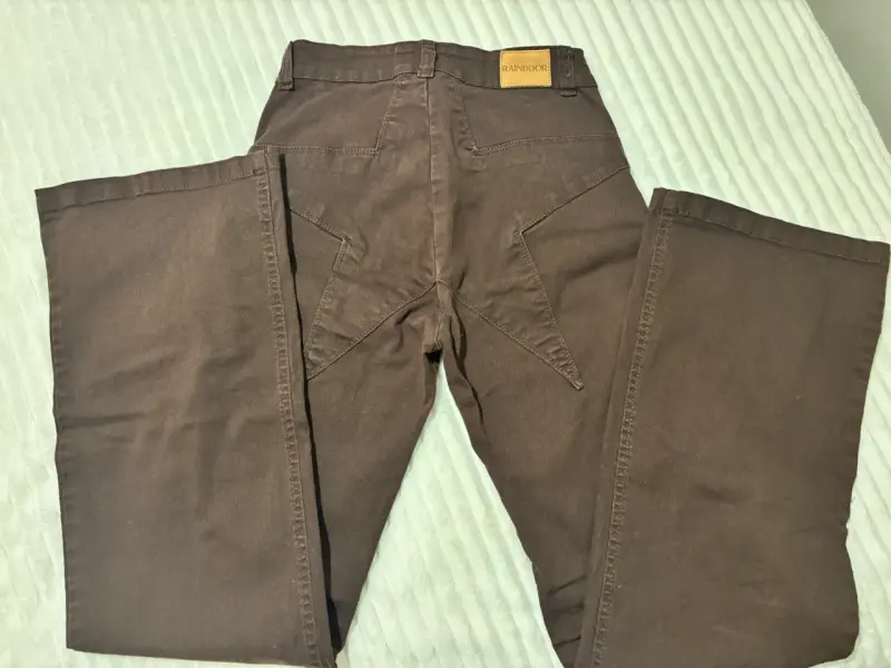 Pantalones café Raindoor 36 - 2