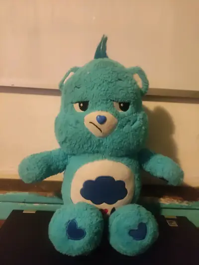 Peluche azul de oso cariñoso - miniatura 1