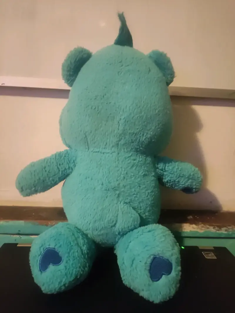 Peluche azul de oso cariñoso - 2