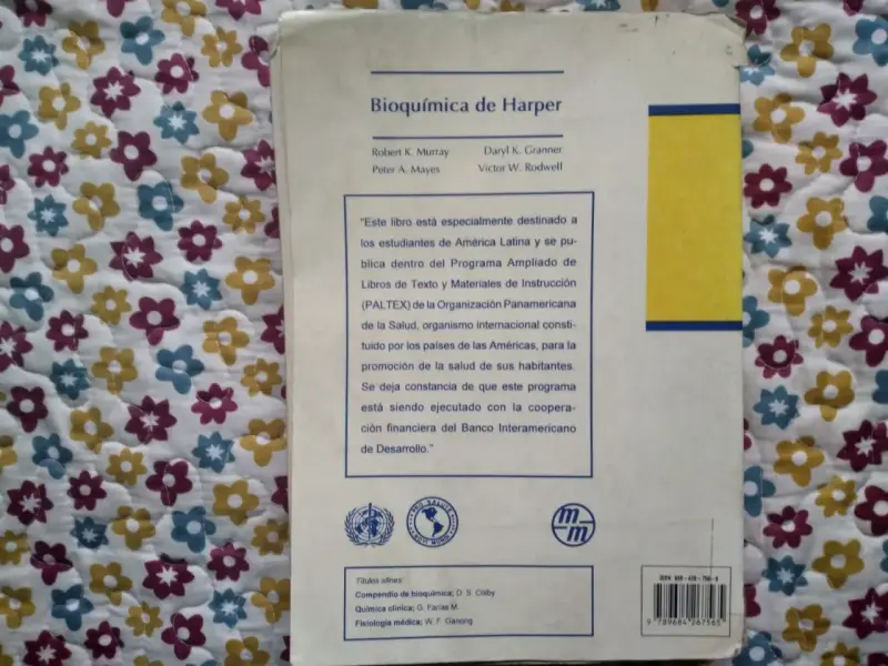 Libro Bioquímica de Harper 14ª edición - 2