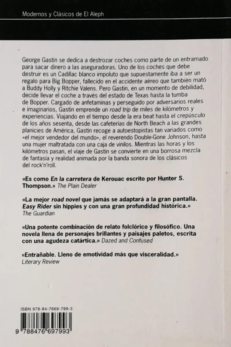 Libro El Cadillac de Big Bopper - 2