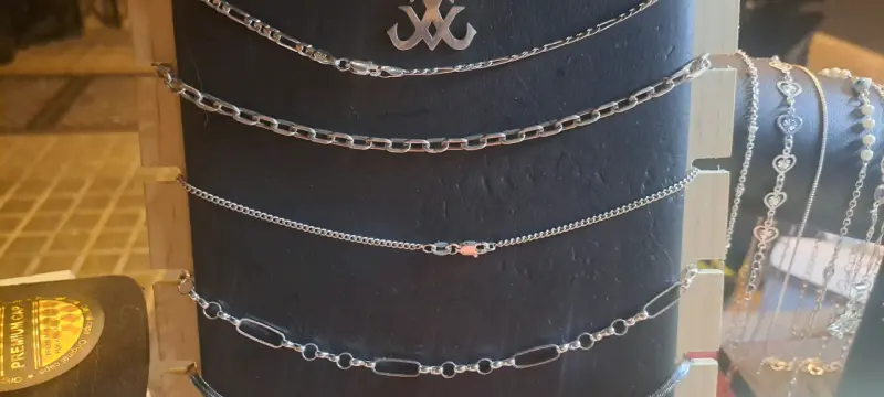 Set de pulseras de plata