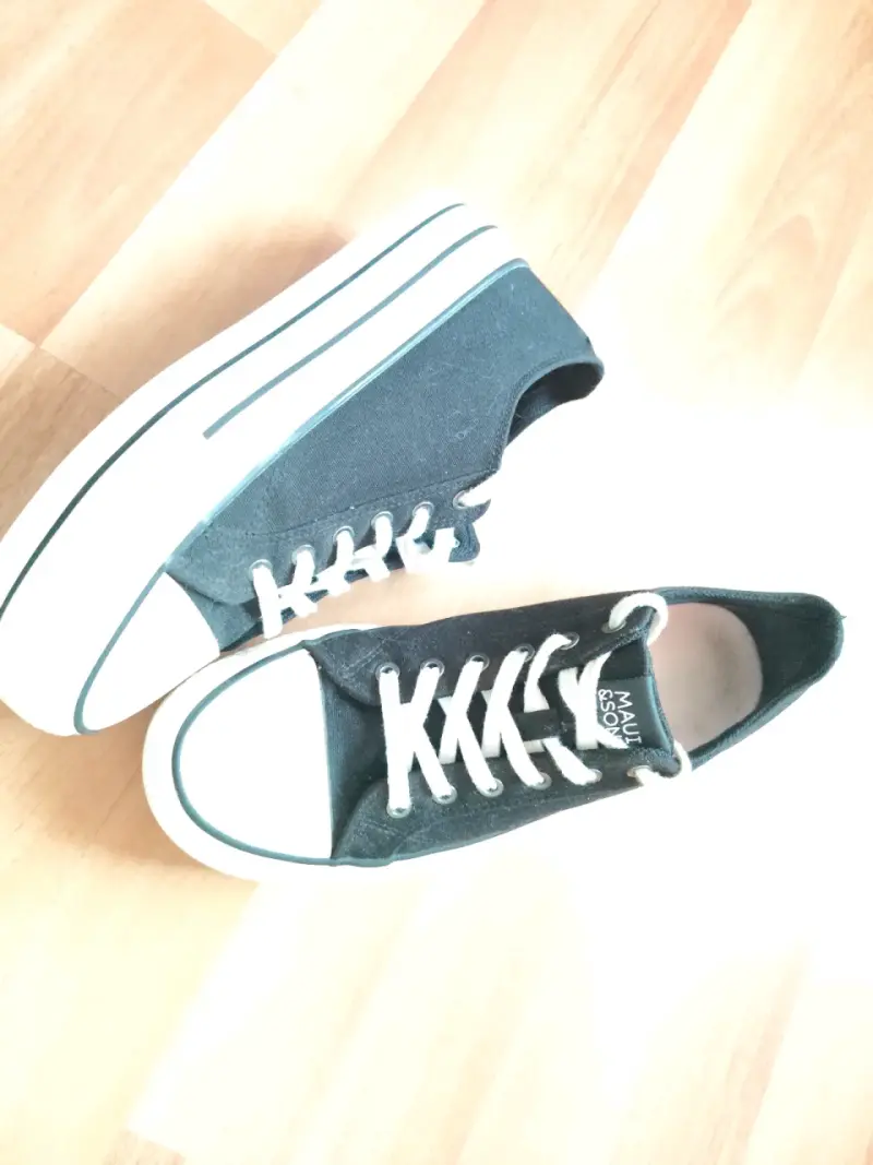 Zapatillas negras con plataforma - 2