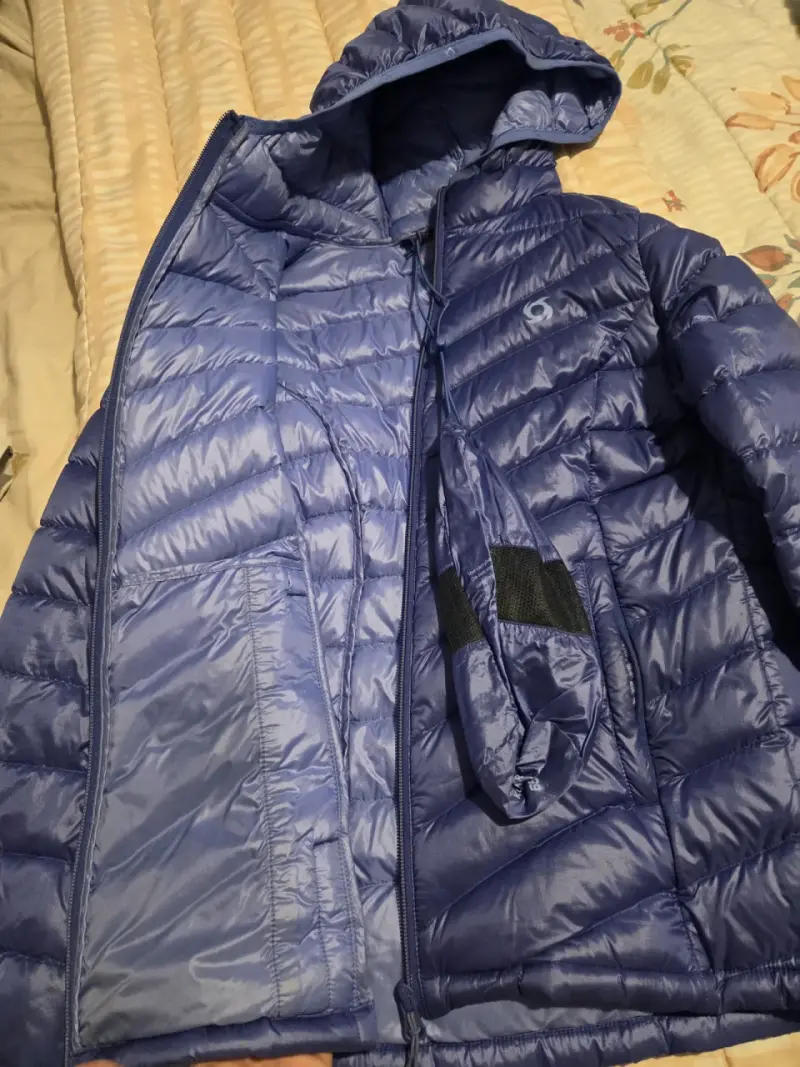 Chaqueta acolchada azul doite mujer - 2