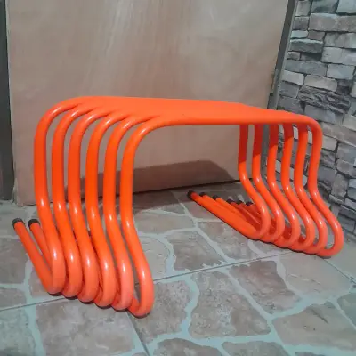 6 vallas de salto 30cm naranja - miniatura 2