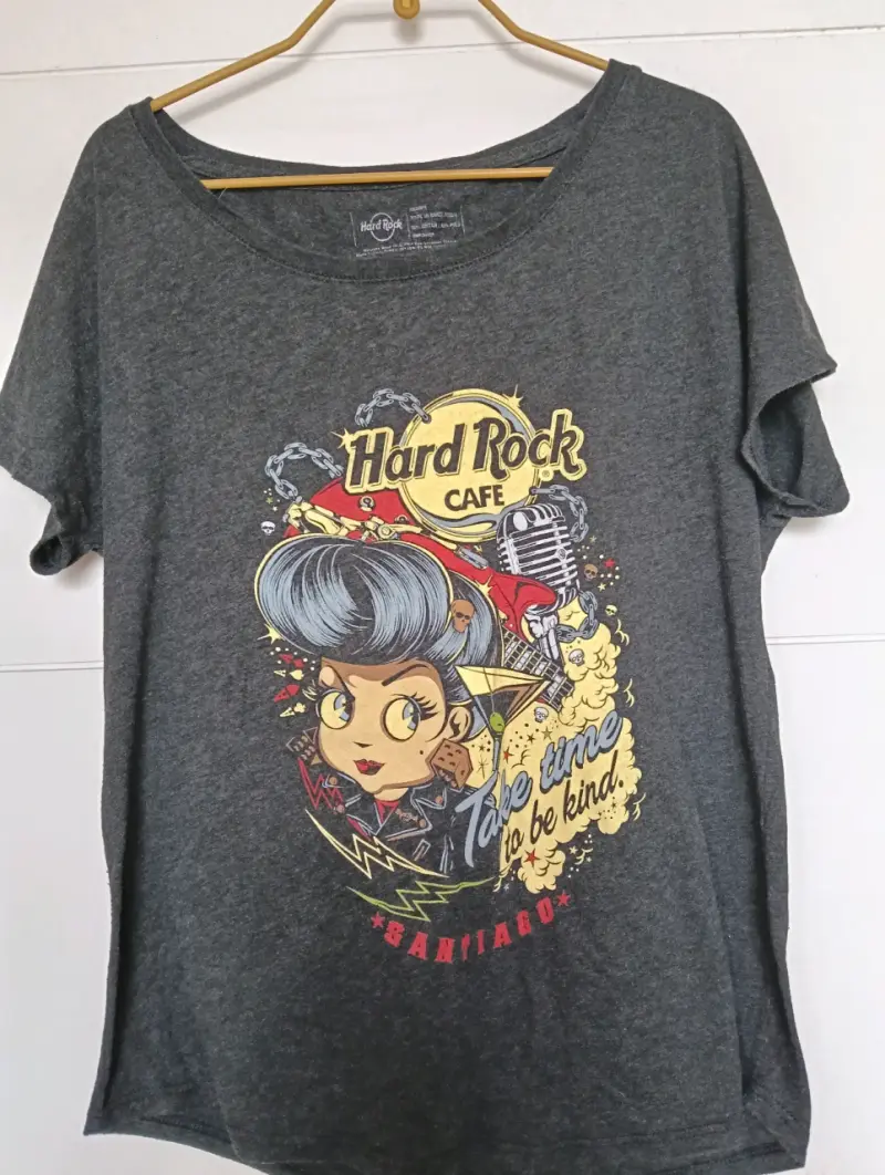 Polera Hard Rock Cafe gris - 2