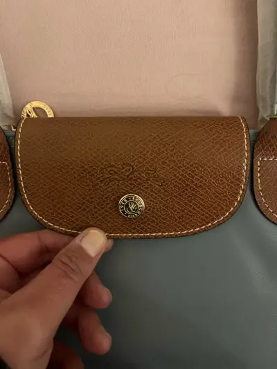 Tote gris réplica Longchamp - miniatura 3