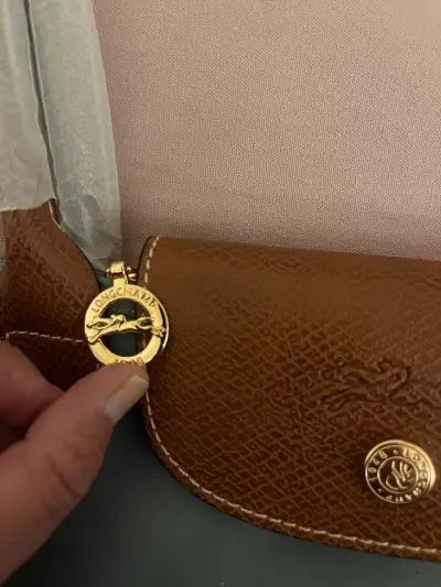 Tote gris réplica Longchamp - miniatura 4