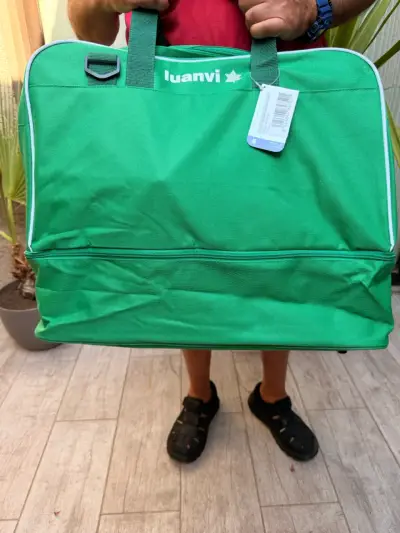 Bolso deportivo verde Luanvi - miniatura 1