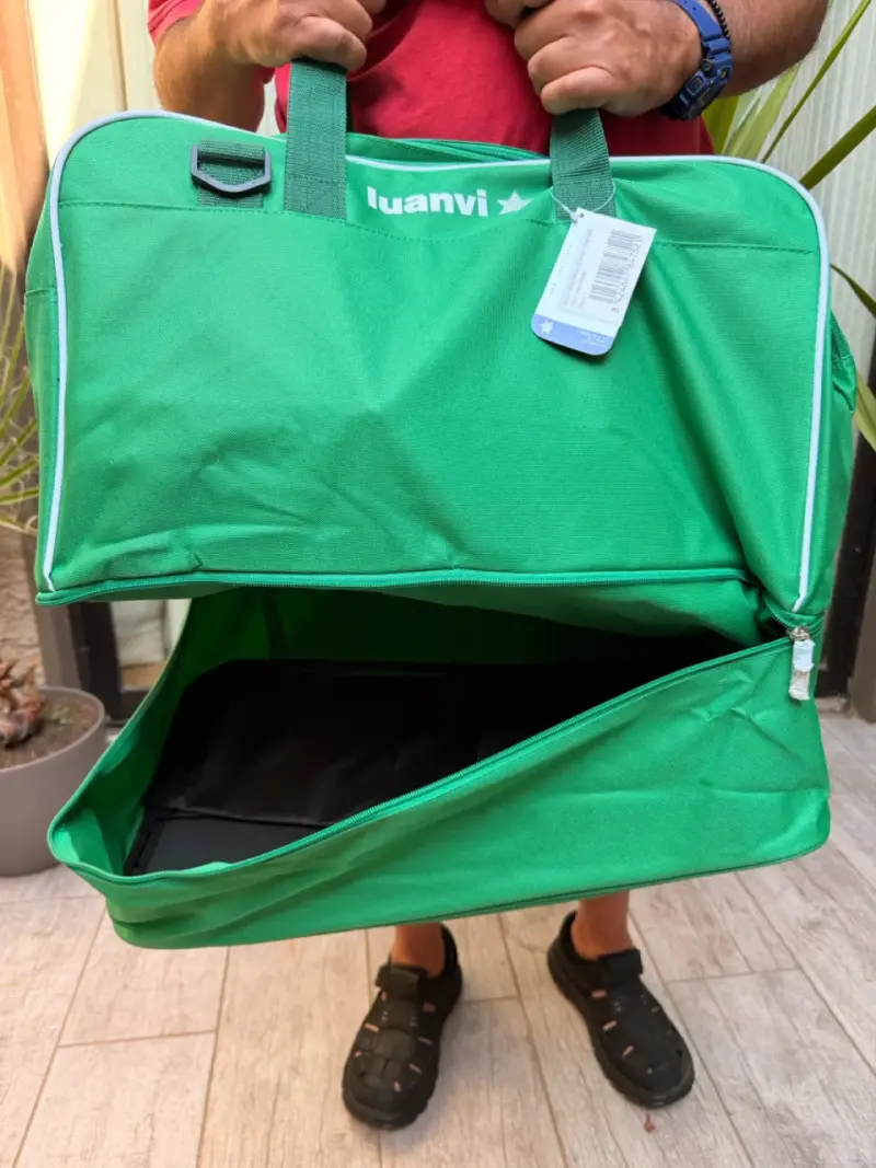 Bolso deportivo verde Luanvi - 2