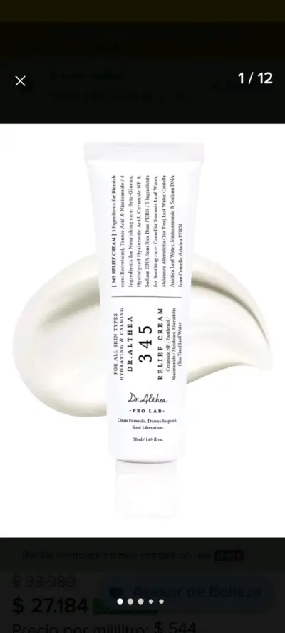 Crema Dr. Althea 345 Relief - miniatura 4