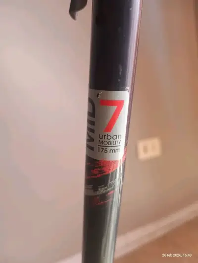Scooter plegable con ruedas naranjas oxelo - miniatura 2