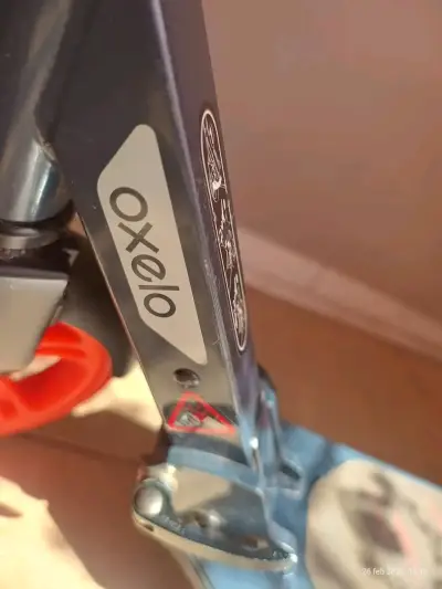 Scooter plegable con ruedas naranjas oxelo - miniatura 3