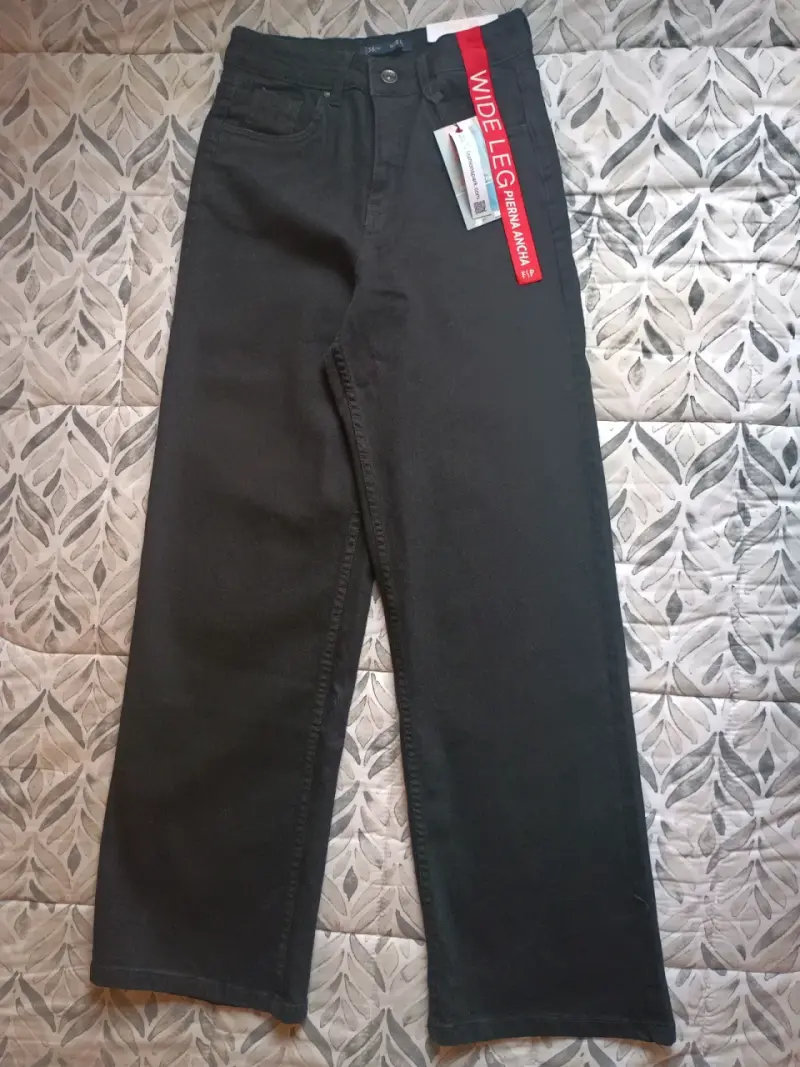 Jeans negro mujer - 1