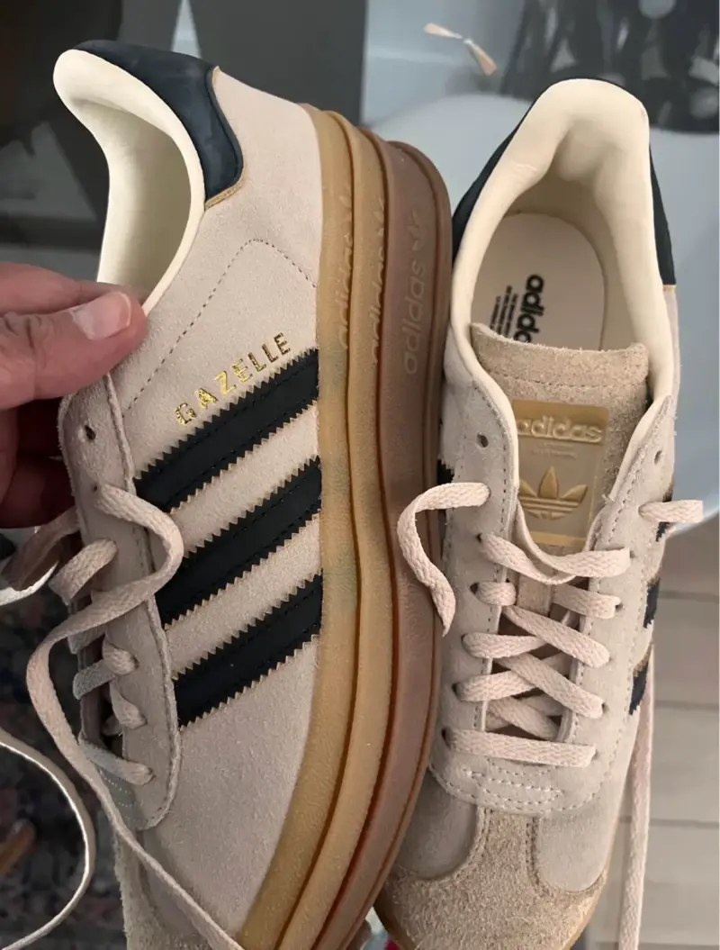 Zapatillas Adidas Gazelle beige - 2