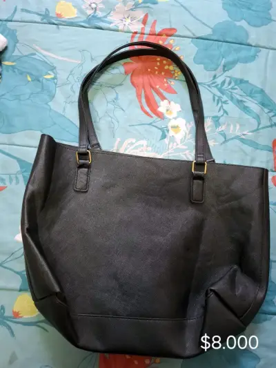 Mochila Amphora negra elegante - miniatura 3