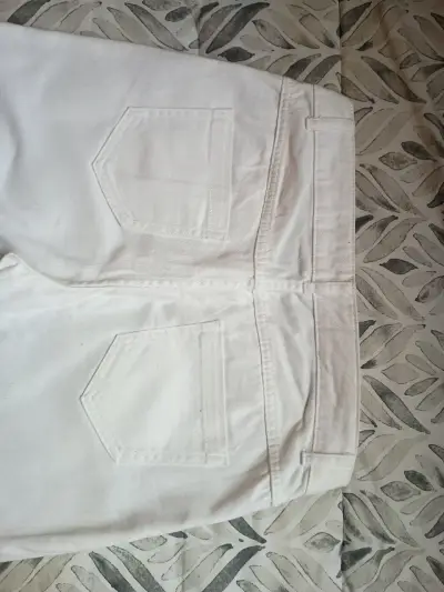 Jeans blanco mujer - miniatura 3