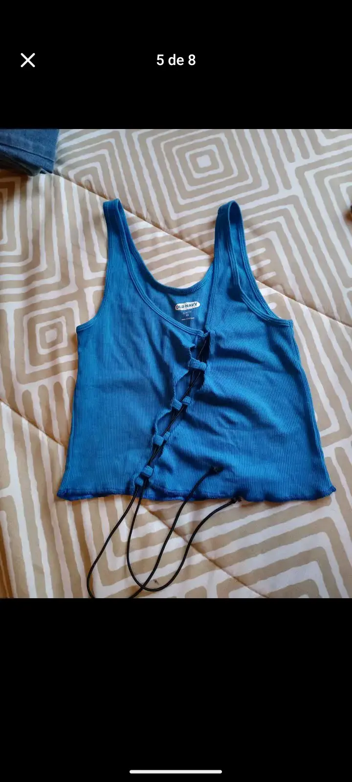 Crop top tricolor ajustable - 3