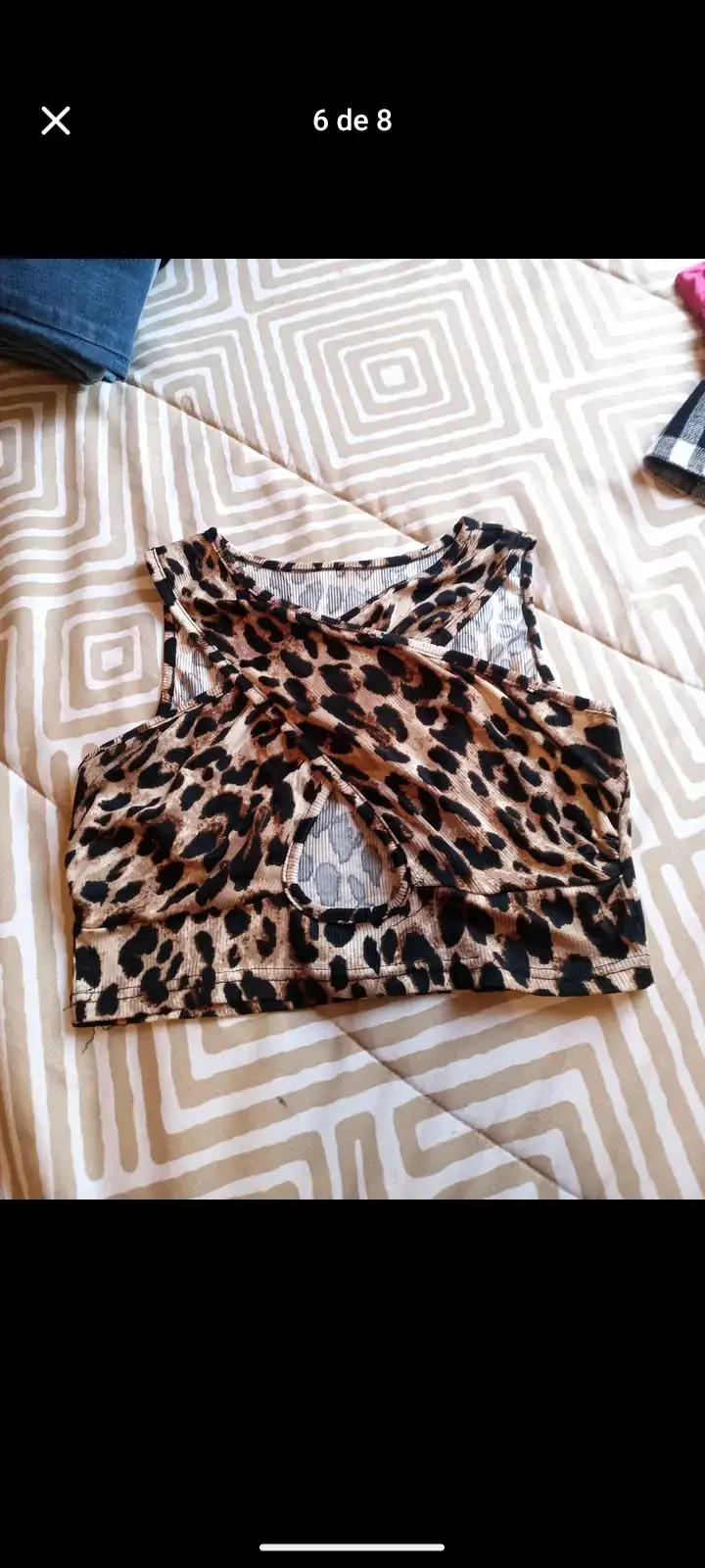 Crop top tricolor ajustable - 4